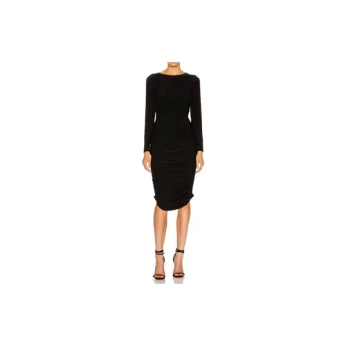 NORMA KAMALI Long-Sleeved Dresses Women's Black