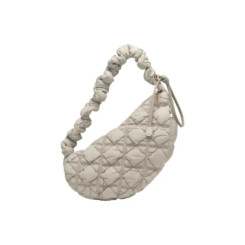 CARLYN Nylon Portable Crossbody Bag Shoulder Bag Women's Gray-0