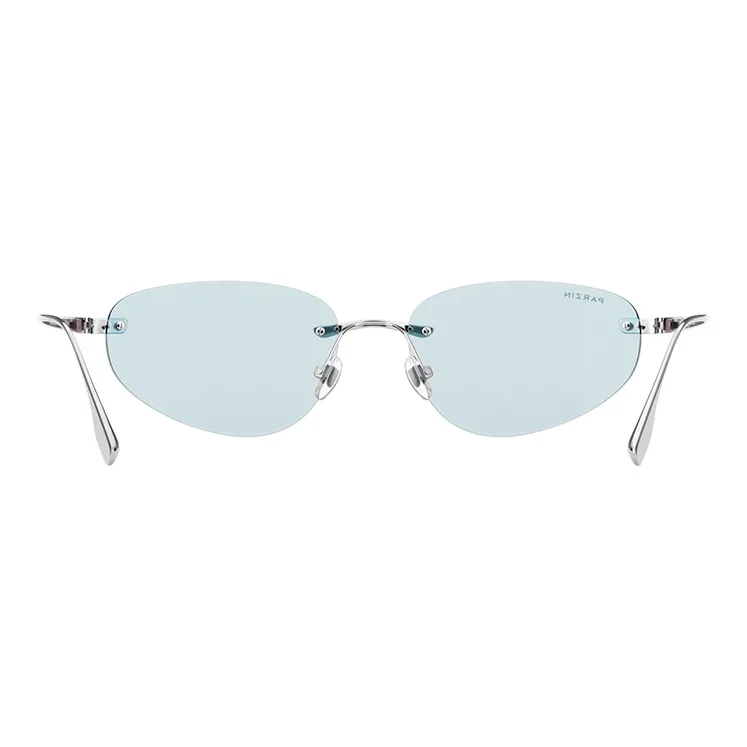 PARZIN Β Titanium Butterfly Sunglasses Unisex Multicolor 8373-20