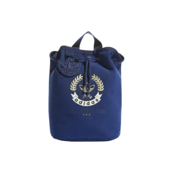 Adidas Originals Recycled Polyester Plain Weave Fabric Portable Backpack Regular Unisex Marine Blue