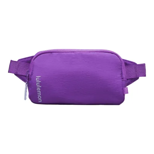 Lululemon Fanny Packs Atomic Purple With Blue Linen