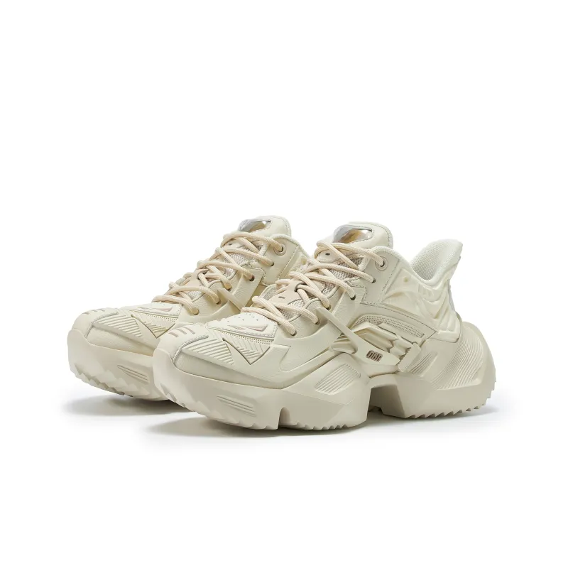 OGR Mecha Classic 2.0 Collection Low-Top Chunky Sneakers Unisex Wind-Dried Apricot-2