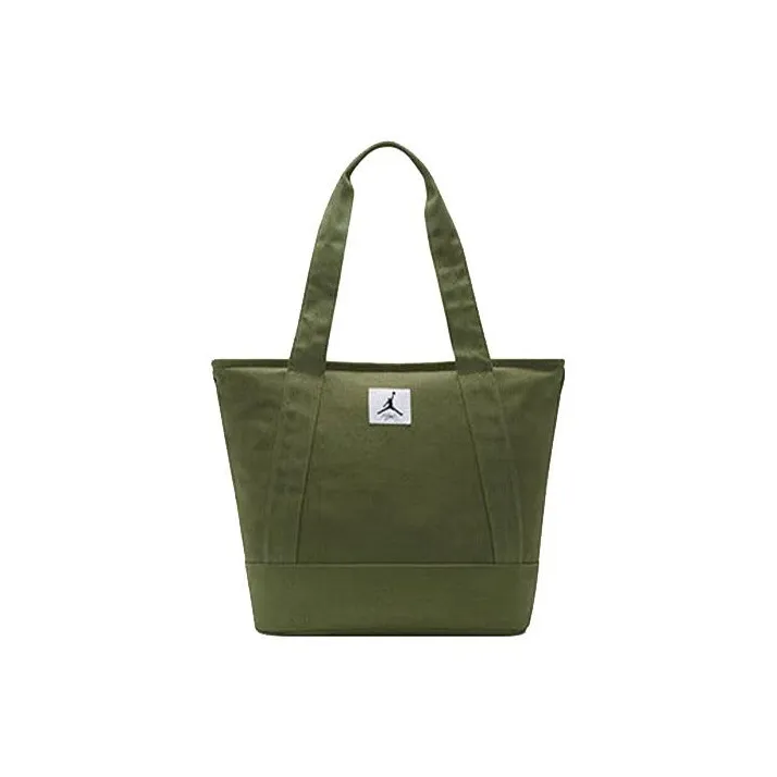 Jordan Fabric Tote Bag, Shopping Bag, Shoulder Bag Unisex Light Olive-0