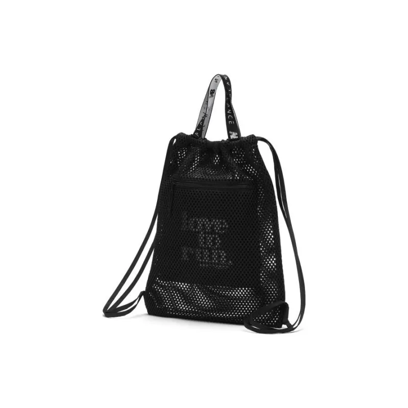 New Balance Fabric Backpack Medium Size Unisex Black-1