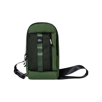 Erke Textile Fabrics Shoulder Bag Unisex Bamboo Green