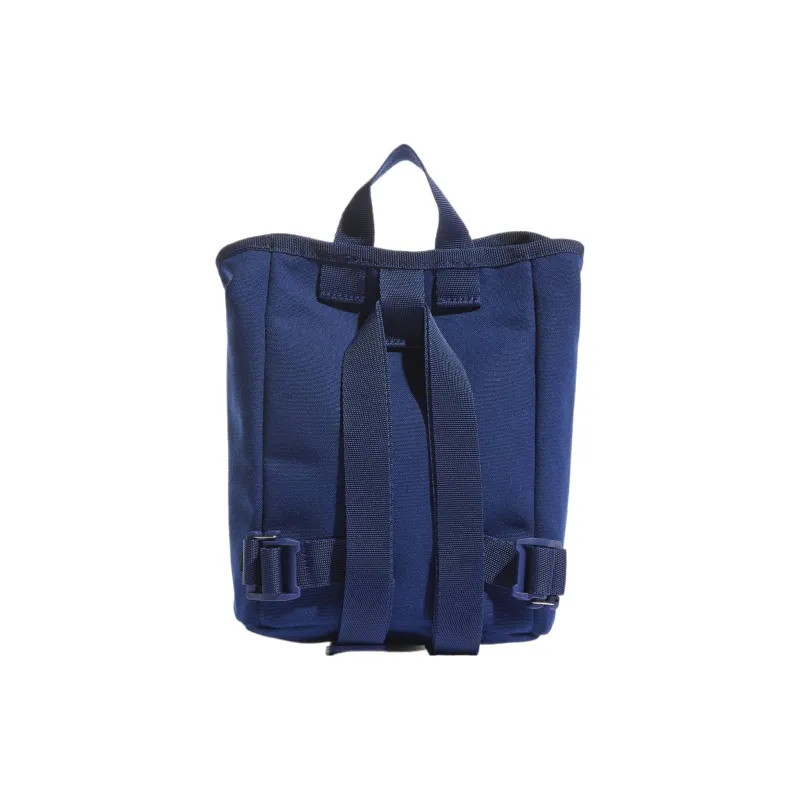 Adidas Originals Recycled Polyester Plain Weave Fabric Portable Backpack Regular Unisex Marine Blue-2