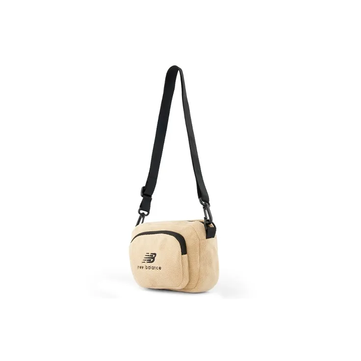 New Balance Fabric Shoulder Bag Crossbody Bag Regular Unisex Khaki-1
