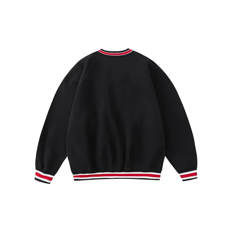 MEDRIA Sweatshirt Unisex Black Red-1