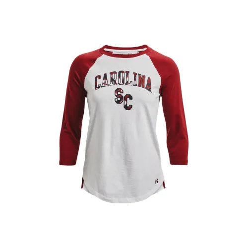 Under Armour T-Shirts Women's Burgundy