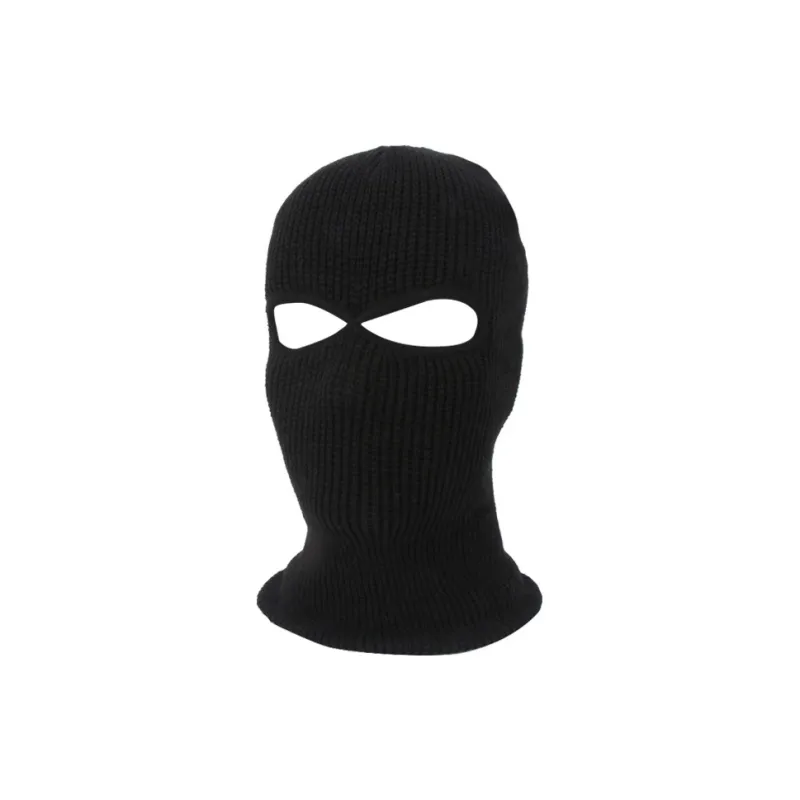 Riding Grams Riding Equipment Cycling Masks Outdoor Unisex Dense Knitted Fabric Black-2