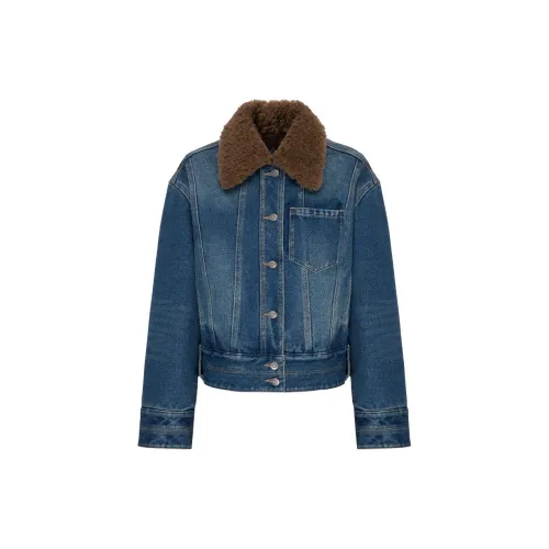 REINEREN Denim Jackets Women's Blue