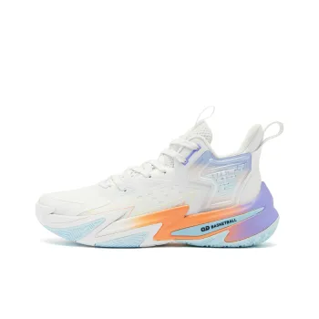 QIAODAN Broken Shadow 5 Basketball Shoes Men Low Top Purple