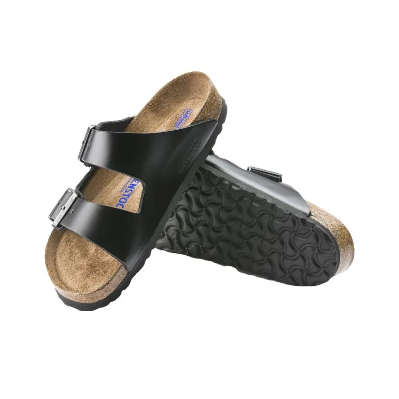 Birkenstock Arizona Soft Footbed Slide Slippers Unisex Black Regular-5