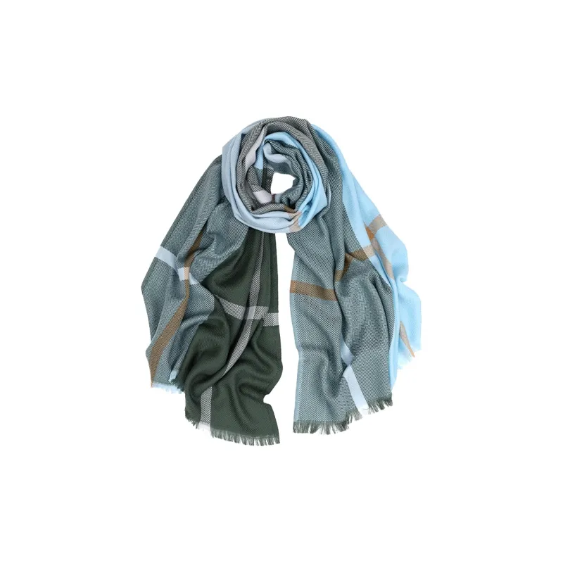 MARJAKURKI Scarf With Scottish Winter Atmosphere Greeting Card Elegant Artistic Style Unisex-0