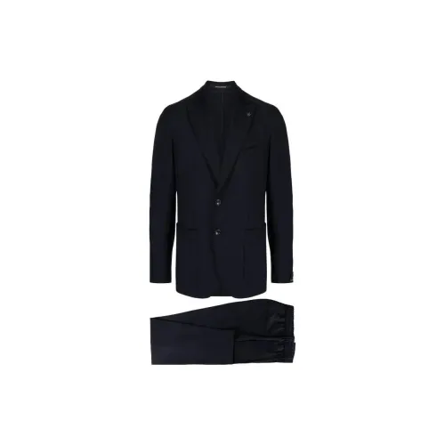 Tagliatore A-Derrick Logo-appliqué Single-breasted Suit