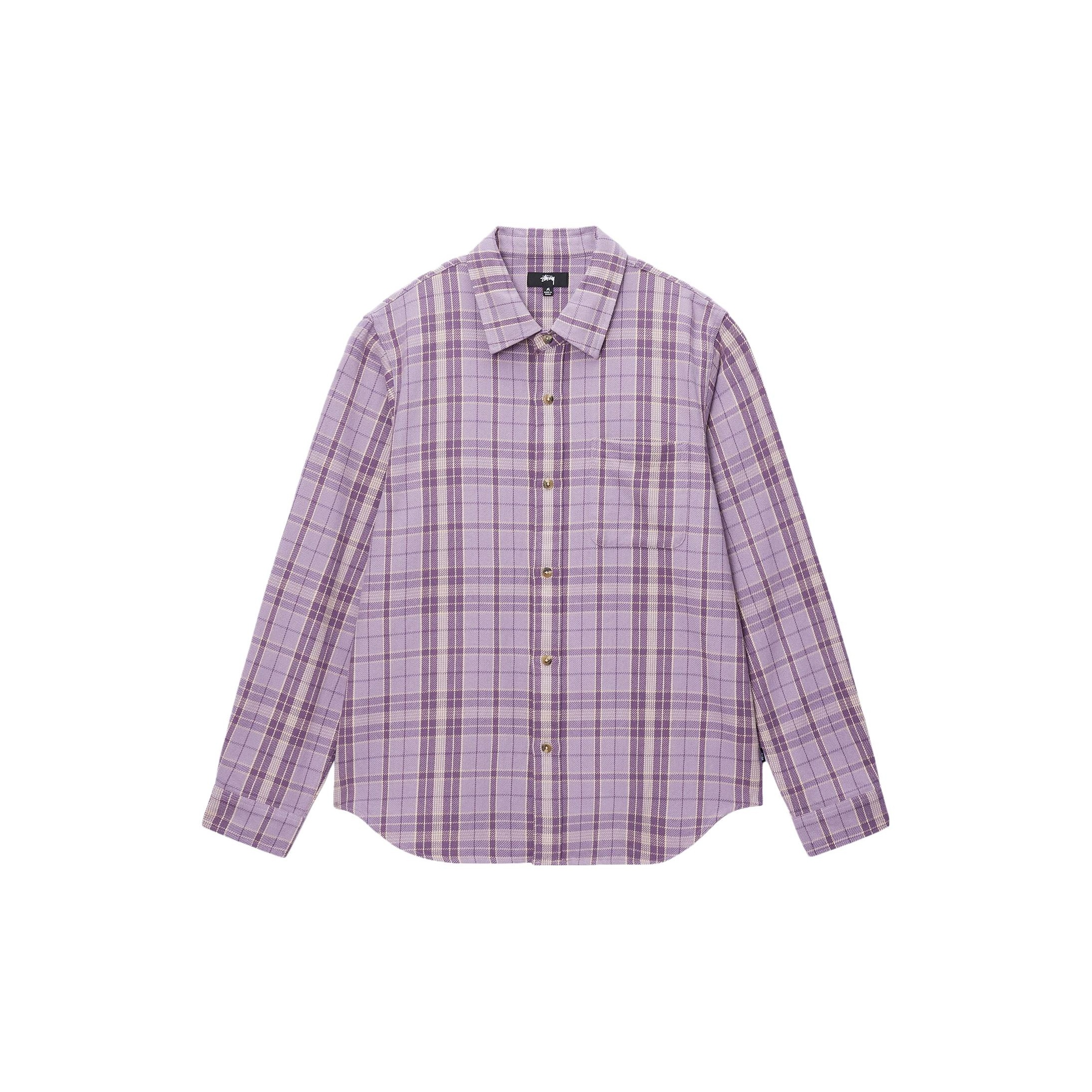 Stussy Shadow Plaid Rayon Shirt - POIZON