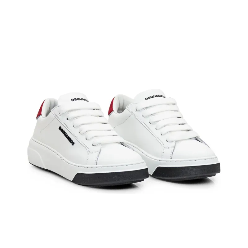 DSQUARED 2 Logo Embossed Low-Top Sneakers Women's-3