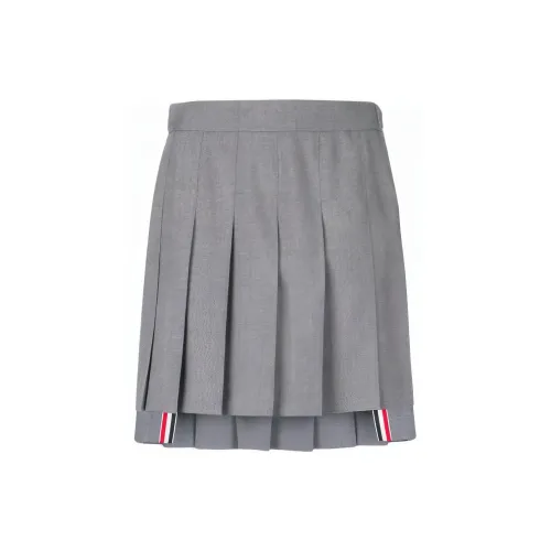 THOM BROWNE Leather Short Skirts Women's