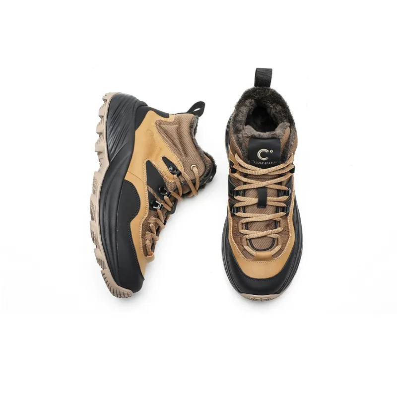 C°BANNER Mid Top Casual Shoes Men's Earth Yellow-3