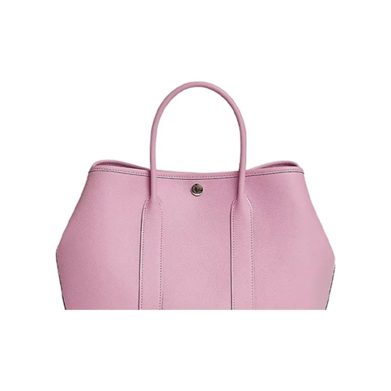 HERMES Garden Party Epsom Calfskin Handbag Women's X9 Mauve Sylvestre Mallow Purple-3
