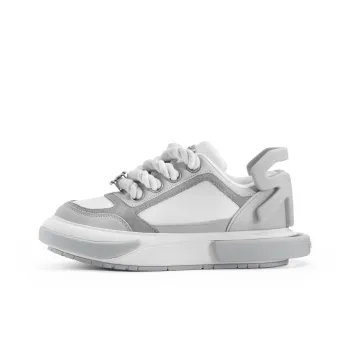 ROLLRULES WAHID Collection Low-Top Skateboard Shoes Unisex Gray White