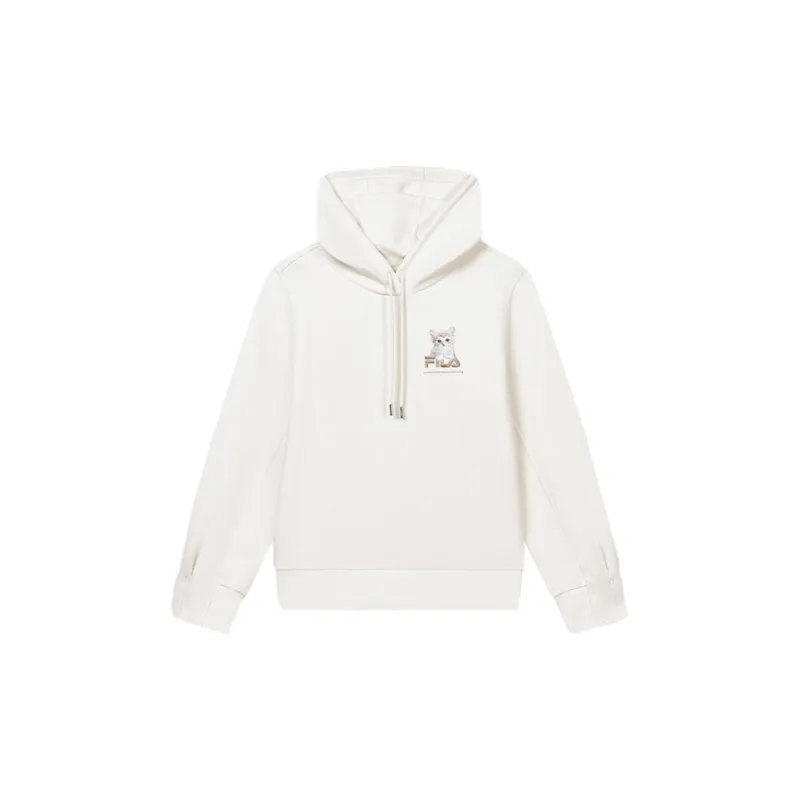 FILA Sweatshirts Women's Light Beige White-1