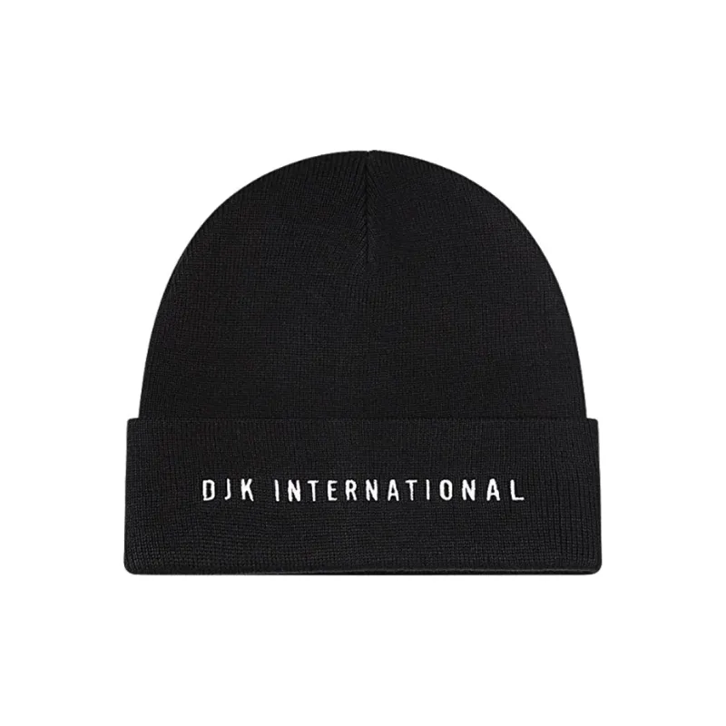 NERDY Cotton Beanies Unisex Black-0