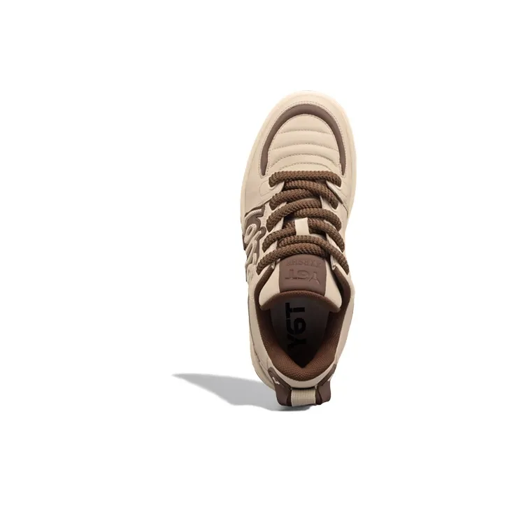 Y6T Cinematic Collection Lightweight And Breathable Low Top Skateboard Shoes Unisex Khaki-6