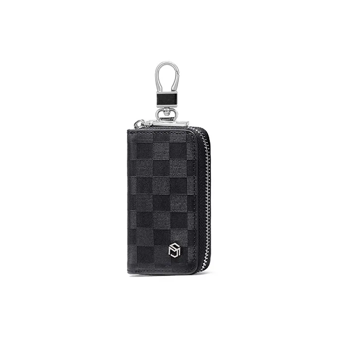 MashaLanti Top Grain Cow Leather Key Pocket Bag Regular Men's Black-2