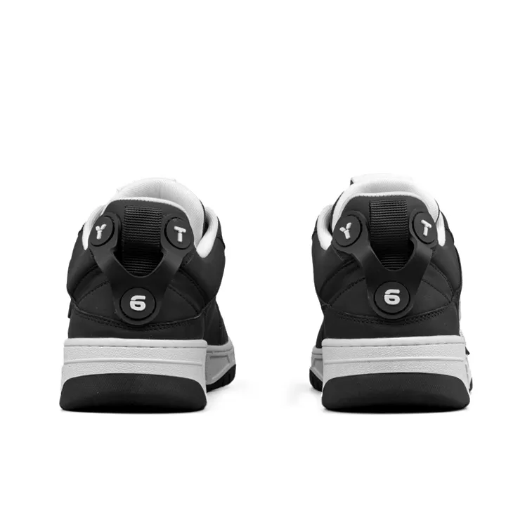 Y6T Skateboard Shoes Unisex Low Top Warrior Black-3