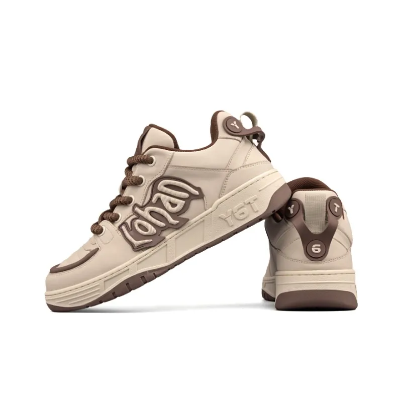 Y6T Cinematic Collection Lightweight And Breathable Low Top Skateboard Shoes Unisex Khaki-1