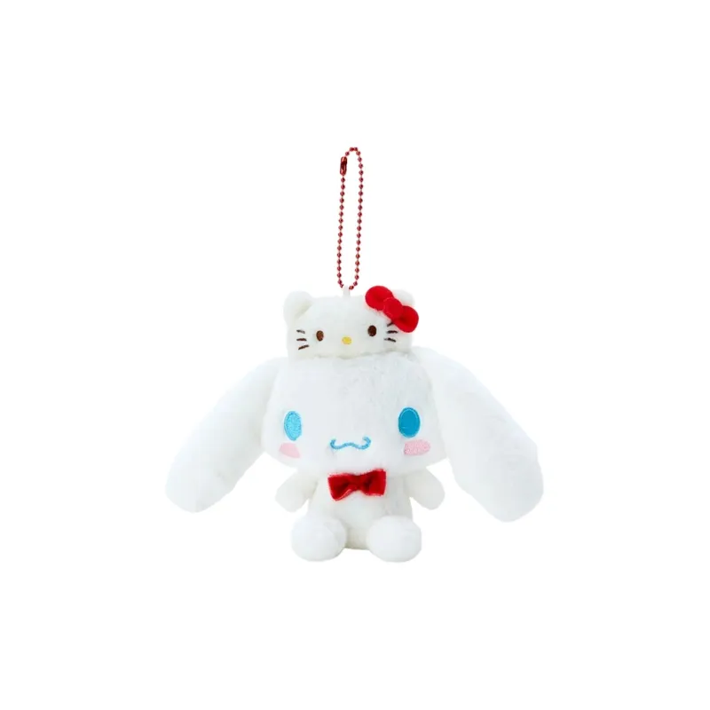 Sanrio Cinnamoroll Hello Kitty 50th Anniversary Dolls Plush Pendant 13cm High-0