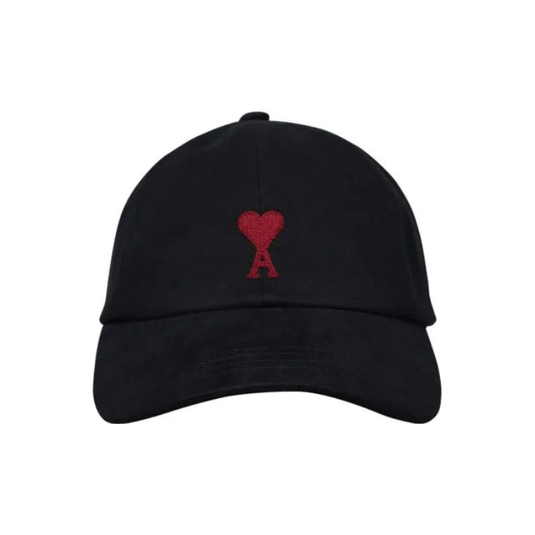 AMIPARIS Cotton Baseball Caps Unisex Black-0