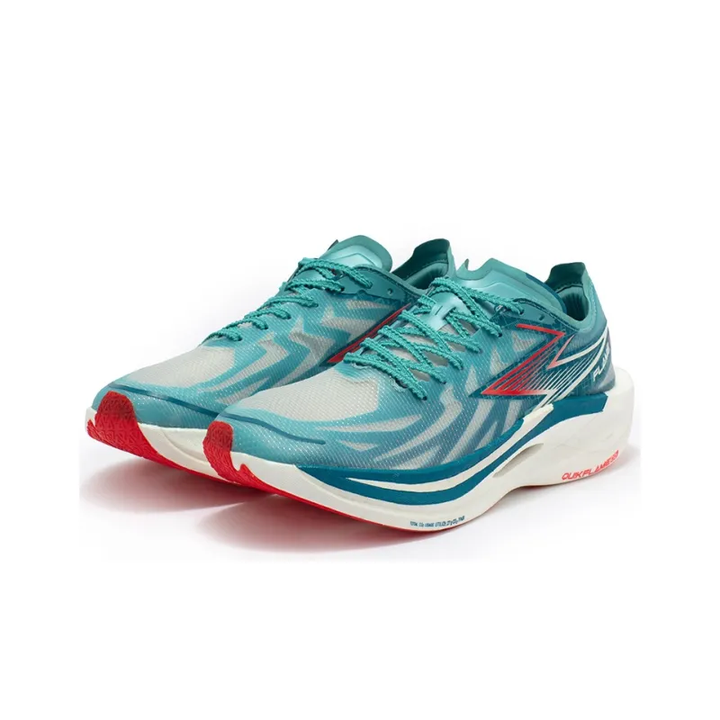 361° Feiran 2 Flying Cushioning Anti-Slip And Wear-Resistant Support Low-Top Running Shoes Unisex Green Blue-2