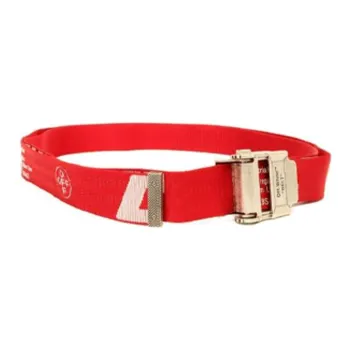 OFF-WHITE Letter Logo Smooth Buckle Unisex Red 4CM