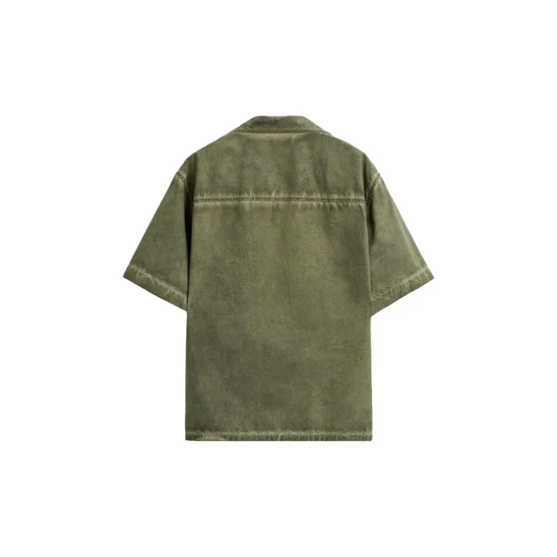ZARA Short Sleeved Shirt Men's Khaki-1