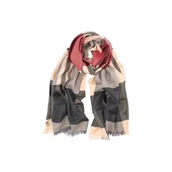 MARJAKURKI Blessing Scarf Joyful Plaid Greeting Card Elegant Atmosphere Unisex