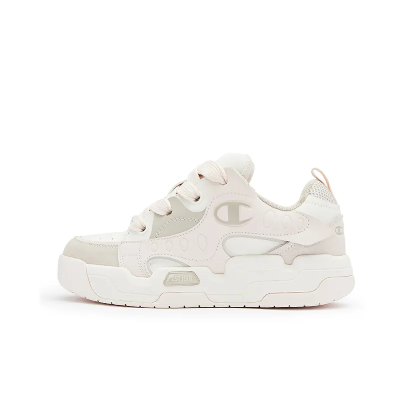 Champion Low Top Skateboard Shoes Women's Light Pink-0