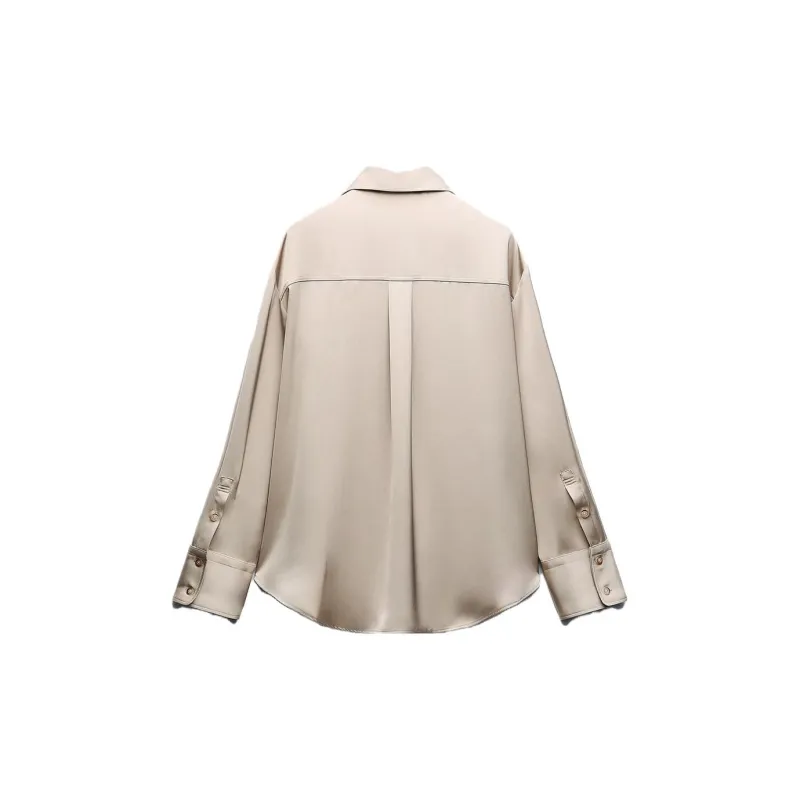 ZARA Shirts Women's Champagne-1