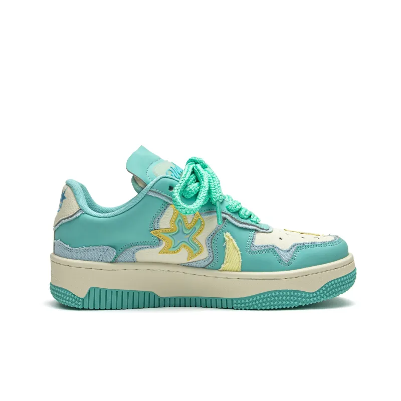 Youthloser Running Stars Collection Skateboard Shoes Unisex Green-1