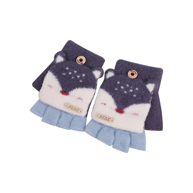 PEAK Knit Gloves Kids' Multicolor-4