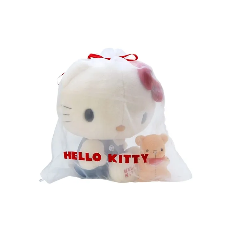 Sanrio Hello Kitty L Size With Bear Dolls Plush Doll 40cm High-3