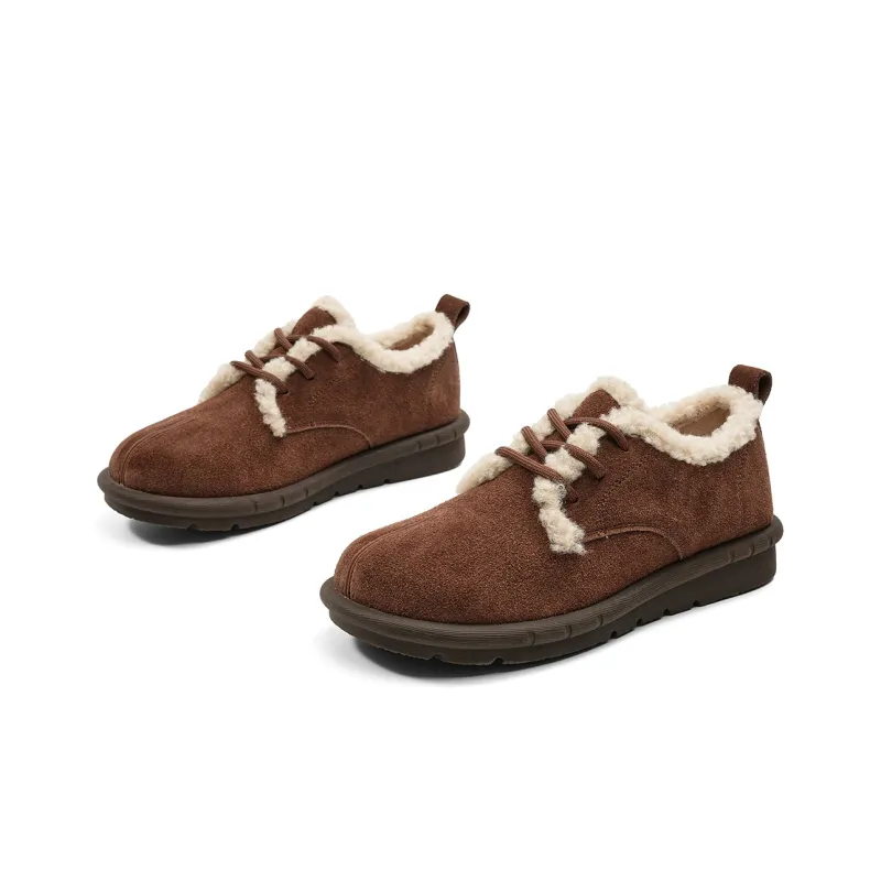 EBLAN Casual Single Shoes Women's Coffee-2