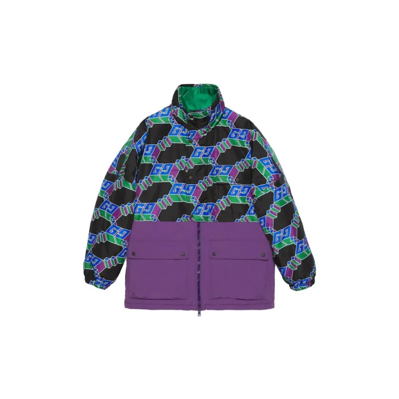 GUCCI Square G Panelled Coat-1