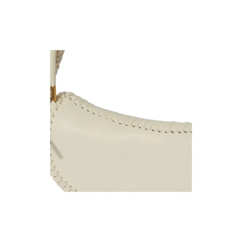 OFF WHITE Braided Trim Top Handle Bag-4