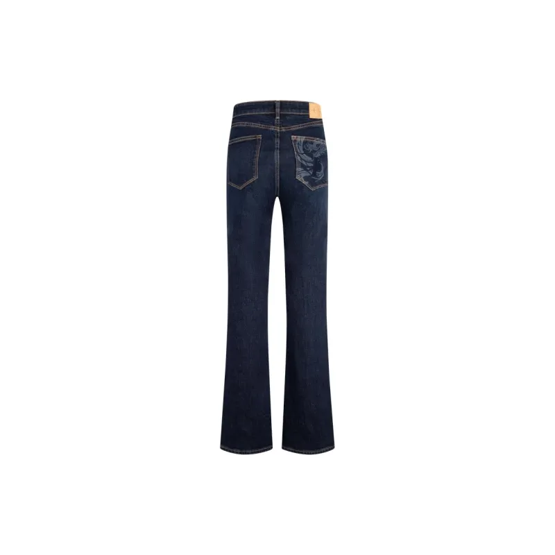 CALVIN KLEIN Year Of The Dragon Limited Series Jeans Women's Denim Dark Blue-2