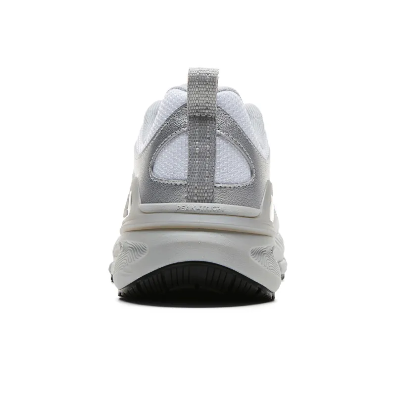 PEAK Cushioning Abrasion Resistant Breathable Lightweight Rebound Low Top Running Shoes Men's Technology Silver-4