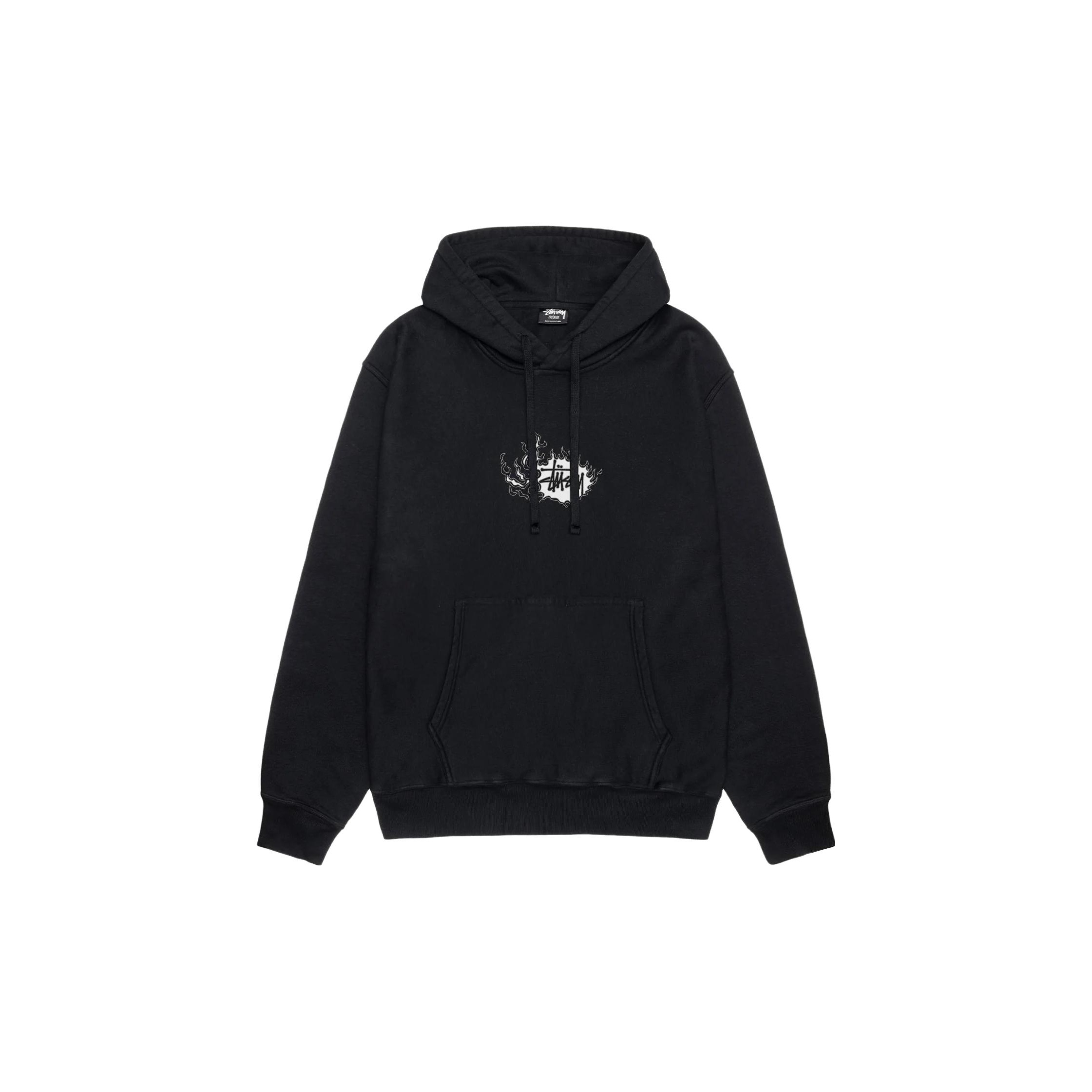 Stussy Pigment Dyed Mosaic Dragon Hoodie - POIZON