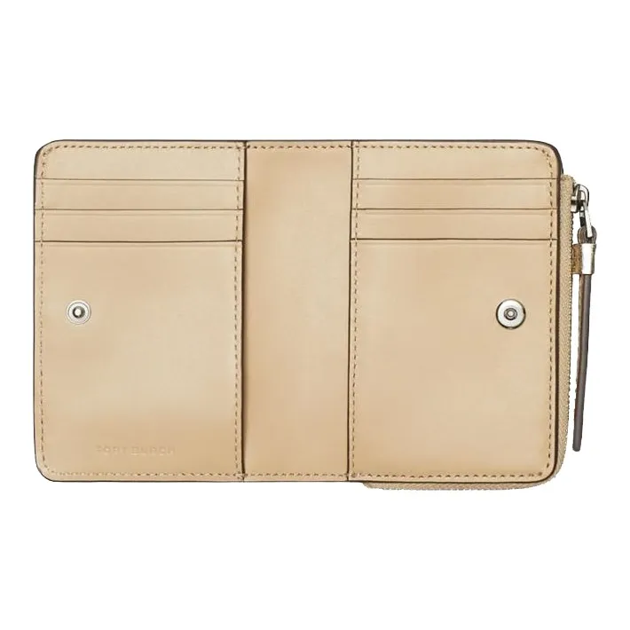 TORY BURCH McGraw Leather Coin Purse Wallet Regular Women's Gold-3