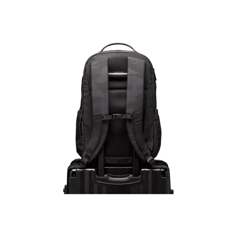 Lululemon Water-Resistant Fabric Laptop Bag Backpack Regular Unisex Camouflage Deep Coal Black-2